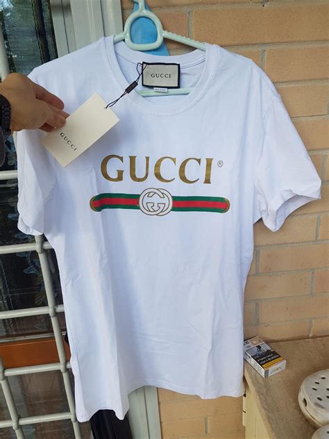 maglia gucci bianca tarocca|gucci jersey t shirt.